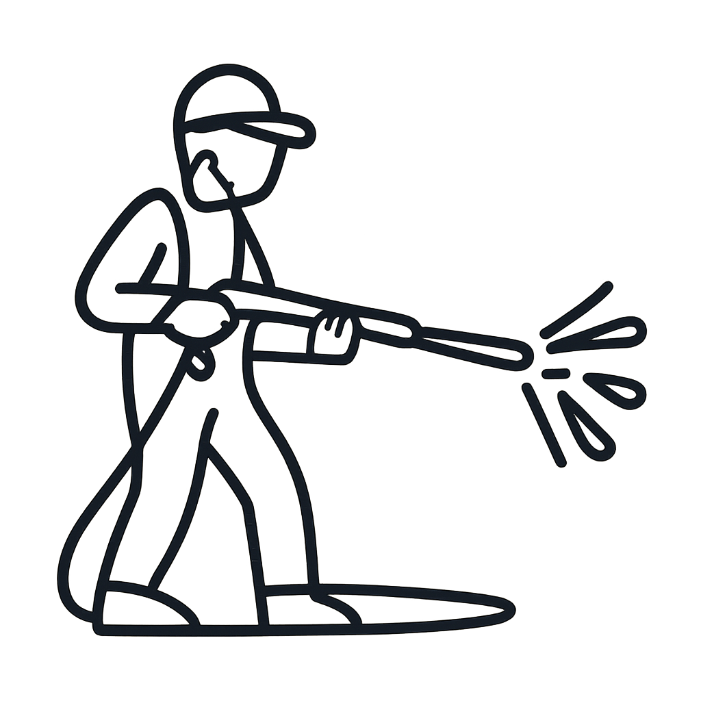 A stick figure pointing a gun at the word "NO!"